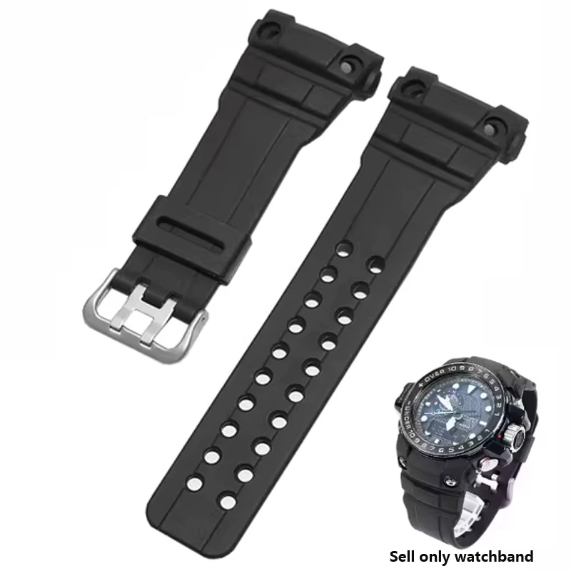 Para reloj Casio G-SHOCK 5371 GWN-1000B GWN-1000 correa de silicona de repuesto para reloj deportivo de goma resistente al agua transpirable para hombre