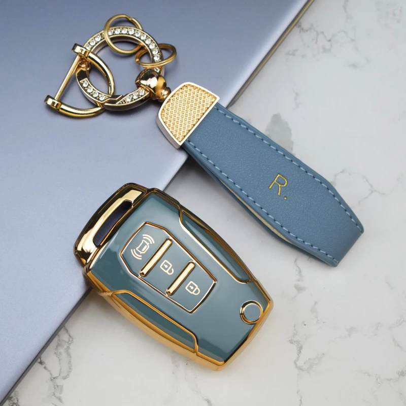 TPU Car Key Cover Case for SsangYong Kyron Actyon Tivolan Korando Rexton Tivoli Key Holder Car Key Shell Car Key Accessories