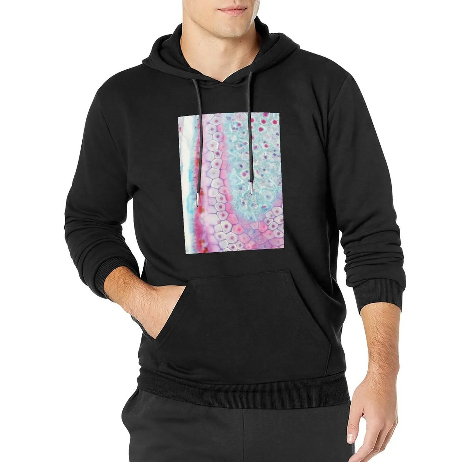 Plants under Microscope Pullover Hoodie mens designer clothes men's clothes men wear mens clothes new in hoodies and blouses