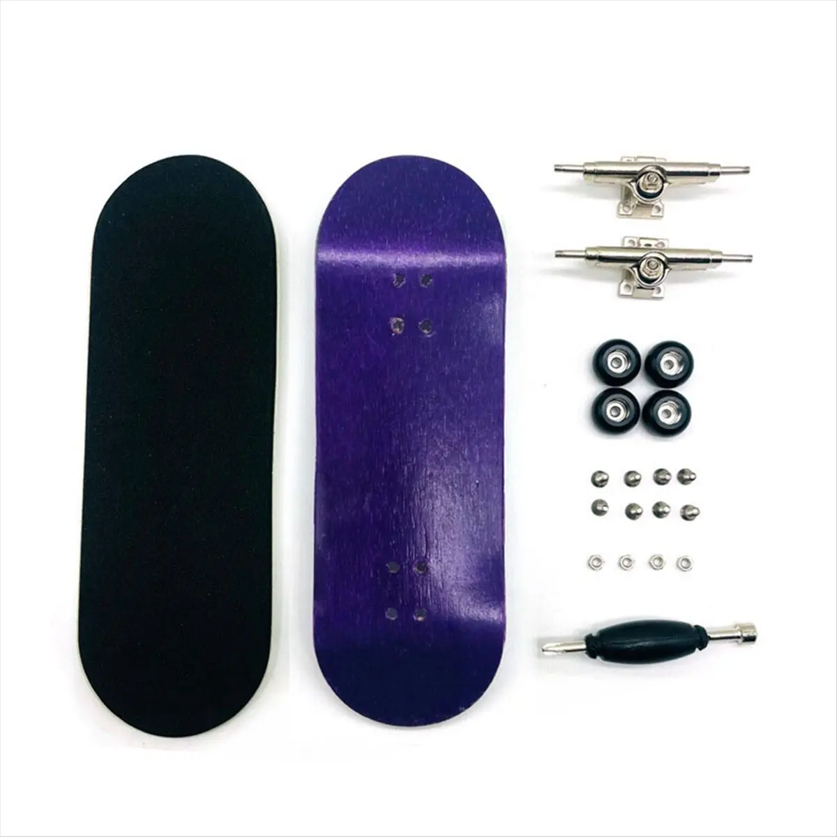 Fits for Finger Skateboard Board Width 32mm Professional Maple Fingertip Skateboard Double Rocker Mini Skateboard
