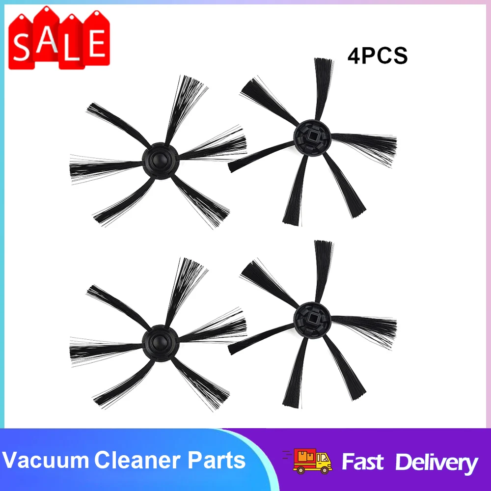 4Pcs Side Brushes Set For Severin RB7025 Robotic Vacuum Cleaner Spare Parts Household Cleaning Replacement Accessories