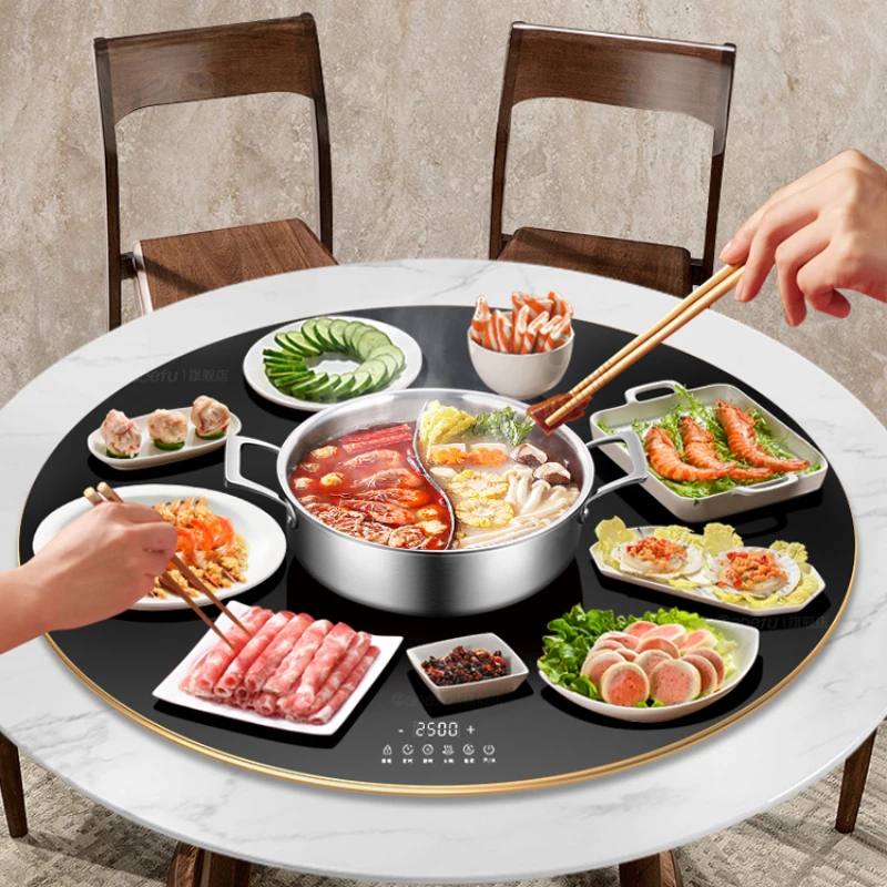 Food Insulation Board with Hot Pot Dishes Warming Keeping Plate Household Heating Dishes Warming Plate Lazy Multifunctional