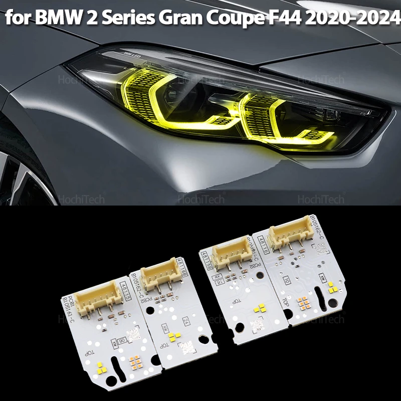 

Для BMW 2-й серии Gran Coupe F44 216i 218i 220i 228i M235i 216d 218d 220d 20-24 Angel Eyes DRL светодиодные панели дневных желтых огней