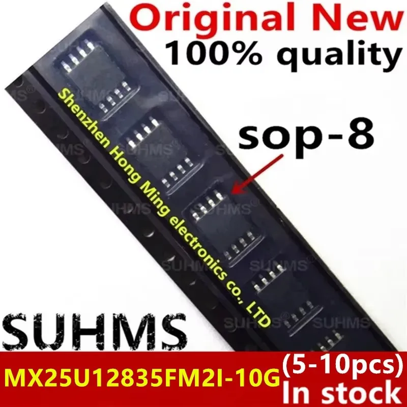 (5-10 stuk) 100% Nieuwe MX25U12835FM2I-10G 25U12835FM2I-10G 25U12835F M2I-10G sop-8 Chipset