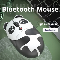 2024 New Panda Cartoon Animal Female New Bluetooth Wireless Dual-Mode Mouse Cute And Convenient 2.4g Desktop Laptop Universal