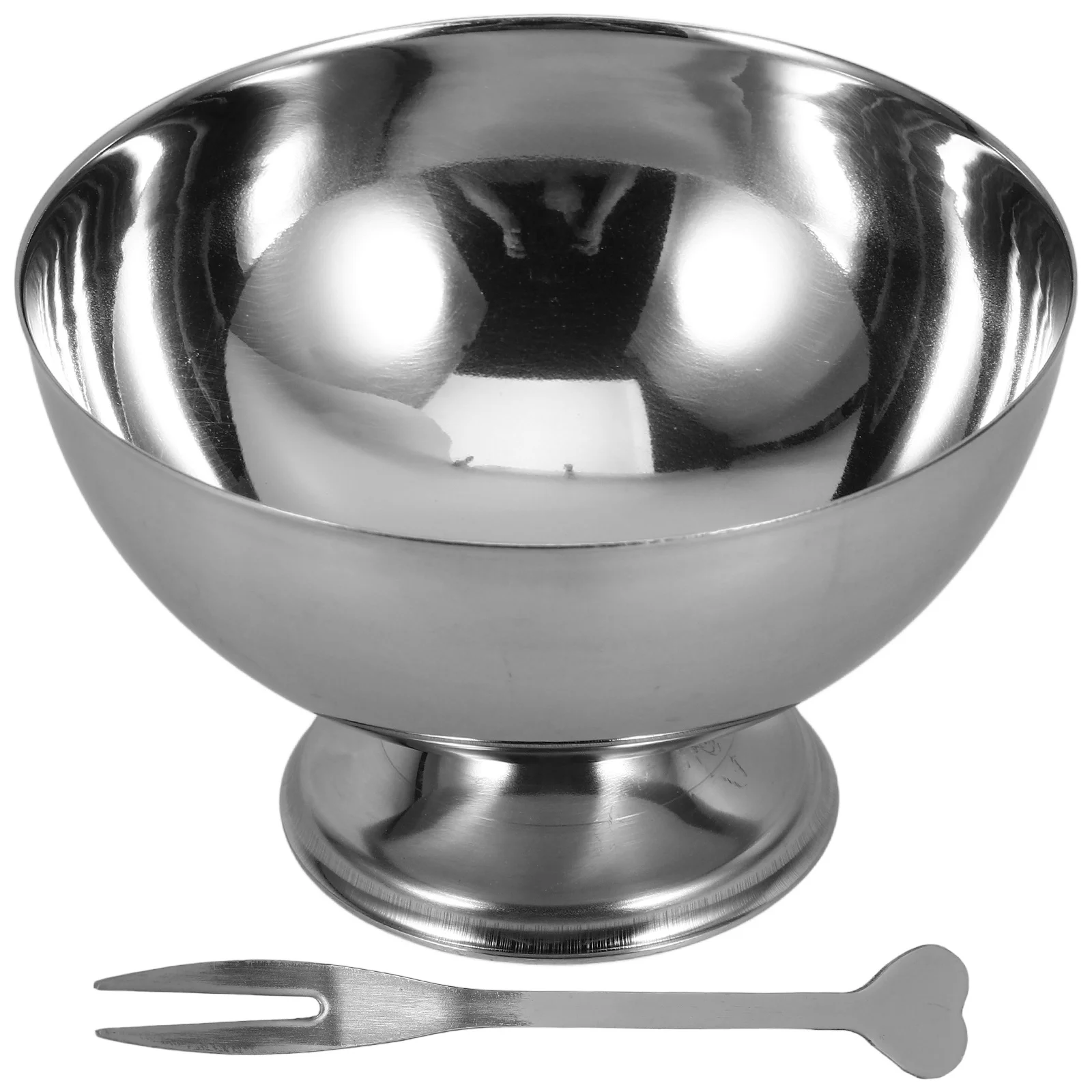 

1pc Stainless Steel Salad Cup 6.5Cm Ice Cream Bowl Dessert Fruit Snack Candy Cup Kitchen Utensil Household Tableware Storage