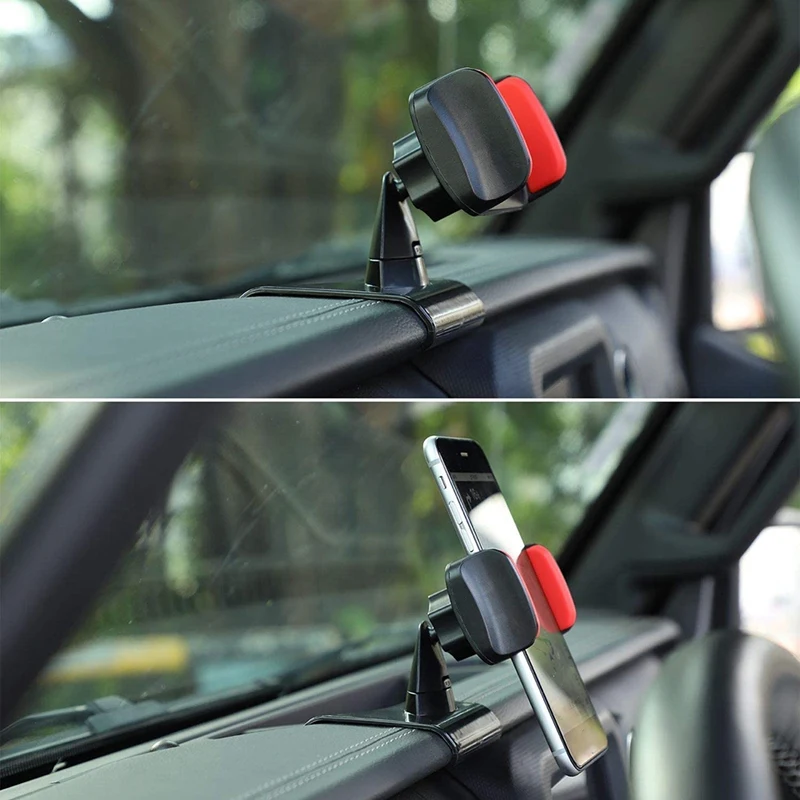 Phone Holder Cellphone Mount For 2018 2019 2020 2021 Jeep Wrangler JL Gladiator JT Interior Accessories