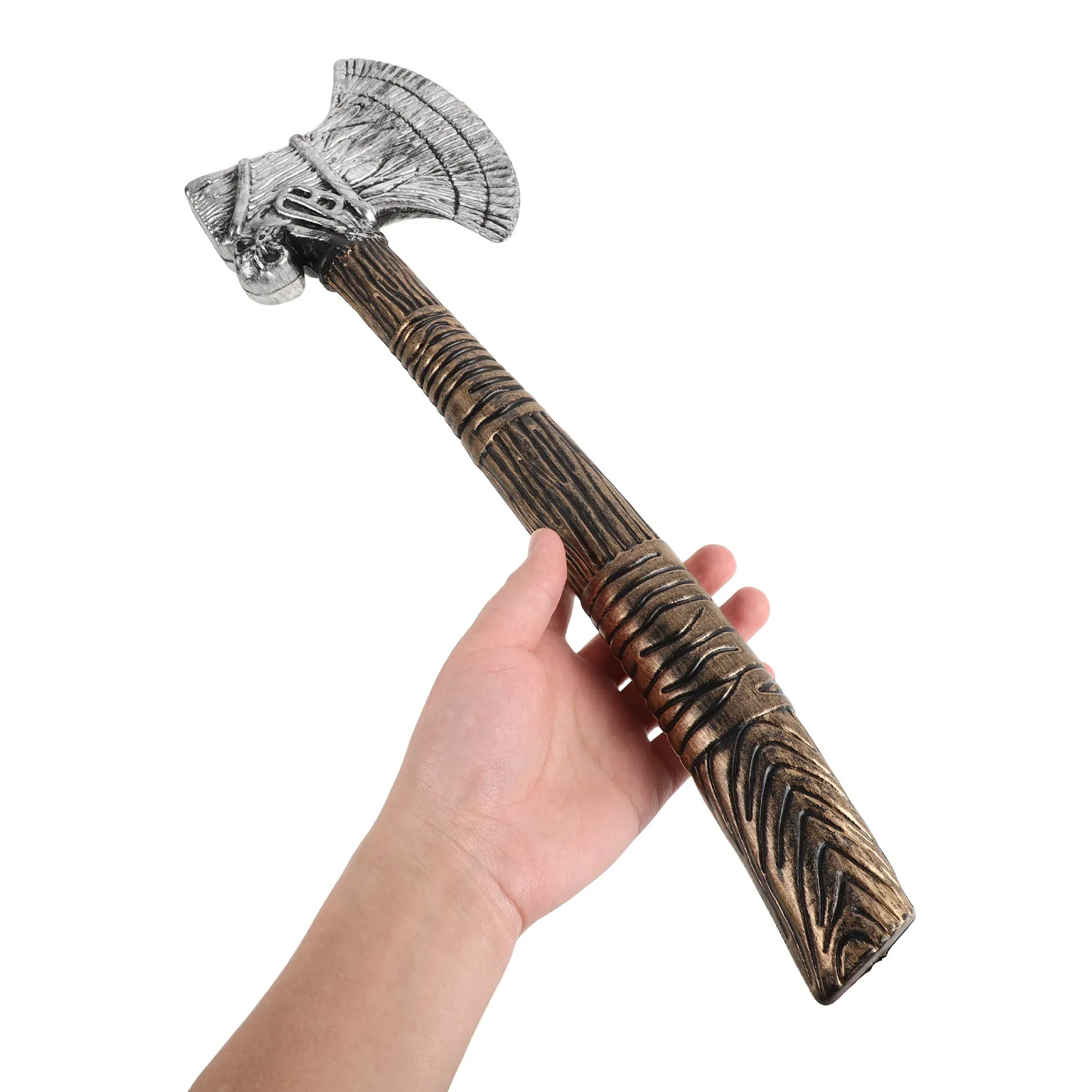 

Simulated Fake Axe Prop Plastic Hand Axe for Cosplay Pirate Dress Up Party Performance Halloween Haunted House Decoration