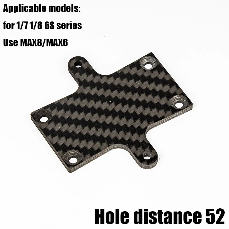 For 1/7 1/8 ARRMA 6S MOJAVE KRATON TYPHON OUTCAST NOTOUIOUS TALION RC Truck Car Carbon Fiber ESC Adapter Board MAX8 MAX6