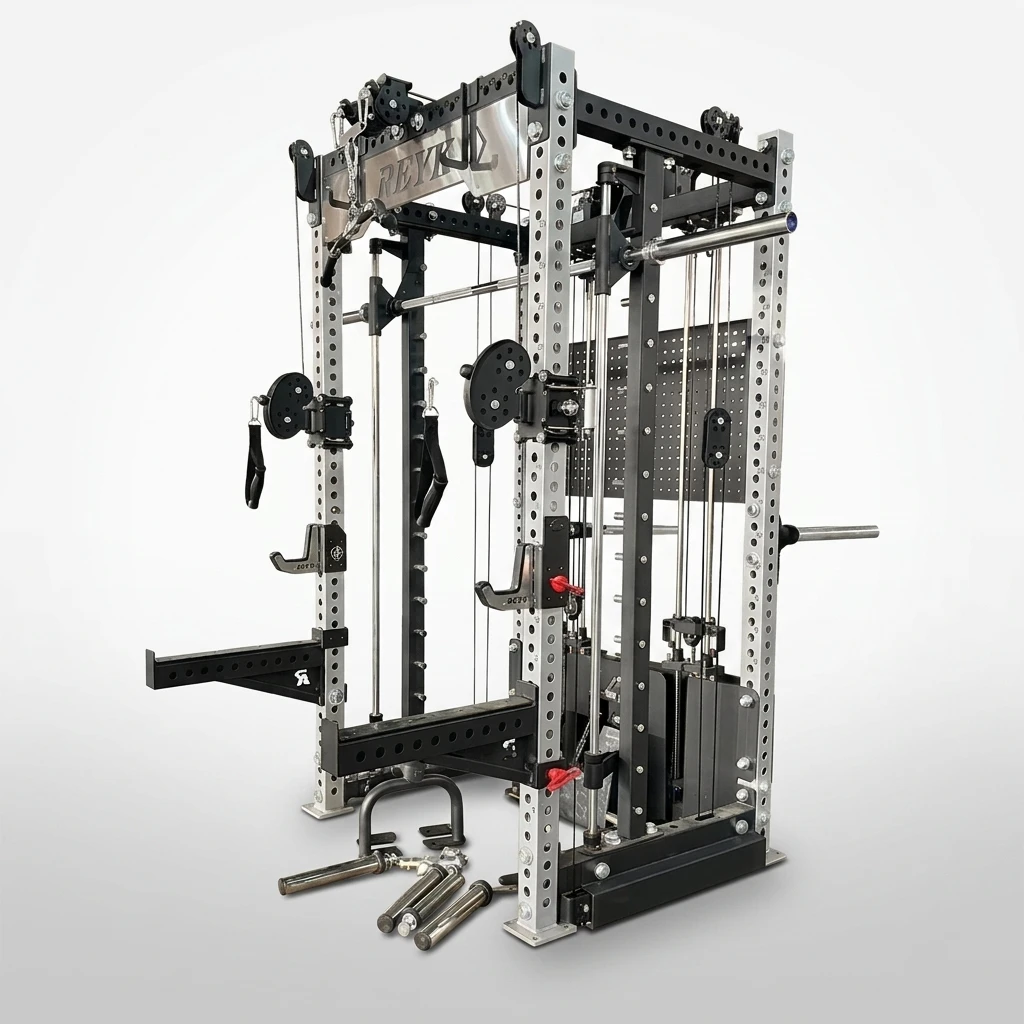 Commercial Multi Functional Trainer Cable Crossover Machine Fitness Equipment Gym Training Rack