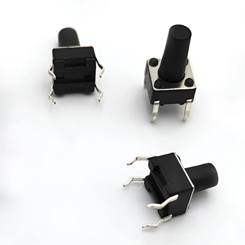 5 stücke 6*6 Micro Schalter Taste 6x6x4,3/4,5/5/5,5/6/7/8/9/10/11/12/13/14/15/16/17mm 4-Pin Dc12V 50mA Tact Push Vertikale Unterbrecher – Detail 4