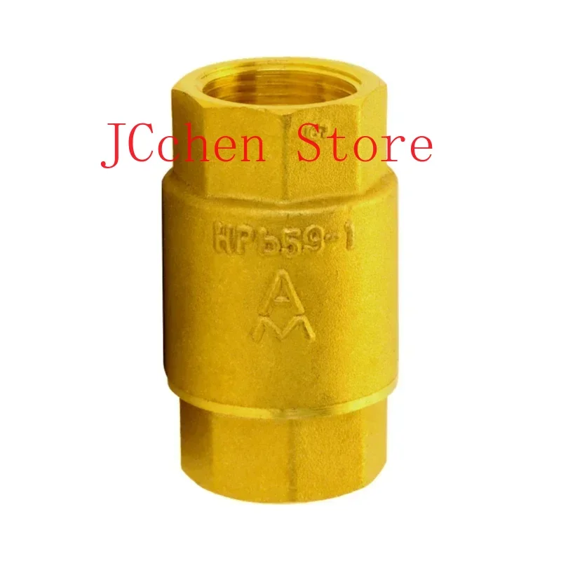 

DN15/20/25/32/40/50 Латунный вертикальный обратный клапан Утолщенная резьба Однонаправленный холодный и горячий антирефлюксный клапан Горизонтальная перегородка