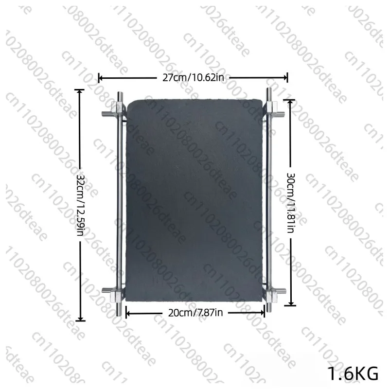 This Premium-Quality Tray Combines A Stone Slab Design With A Metal Optical Axis, Making It An Ideal Desktop Organizer.
