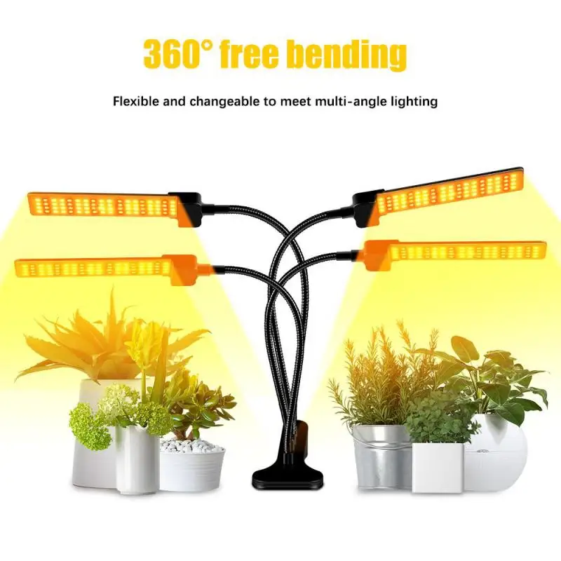 LED USB Grow Light Phytolamp for Plants with Control Full Spectrum Fitolamp Lights Home Flower Seedling Clip Phyto Lamp