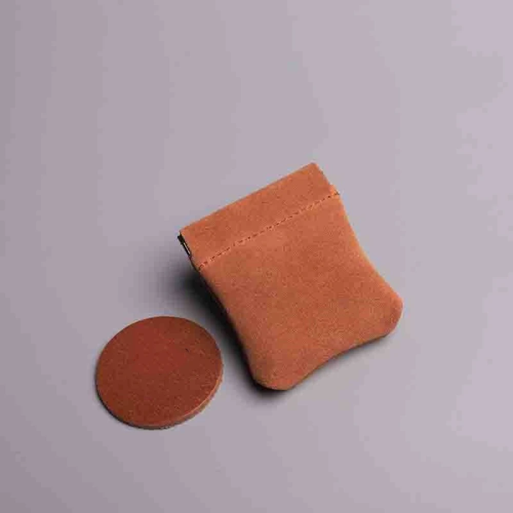 

Portable Jewelry Storage Bag Cowhide Organizer Leather Jewelry Holder Bag Large Capacity Earrings Necklace Square Coin Purse