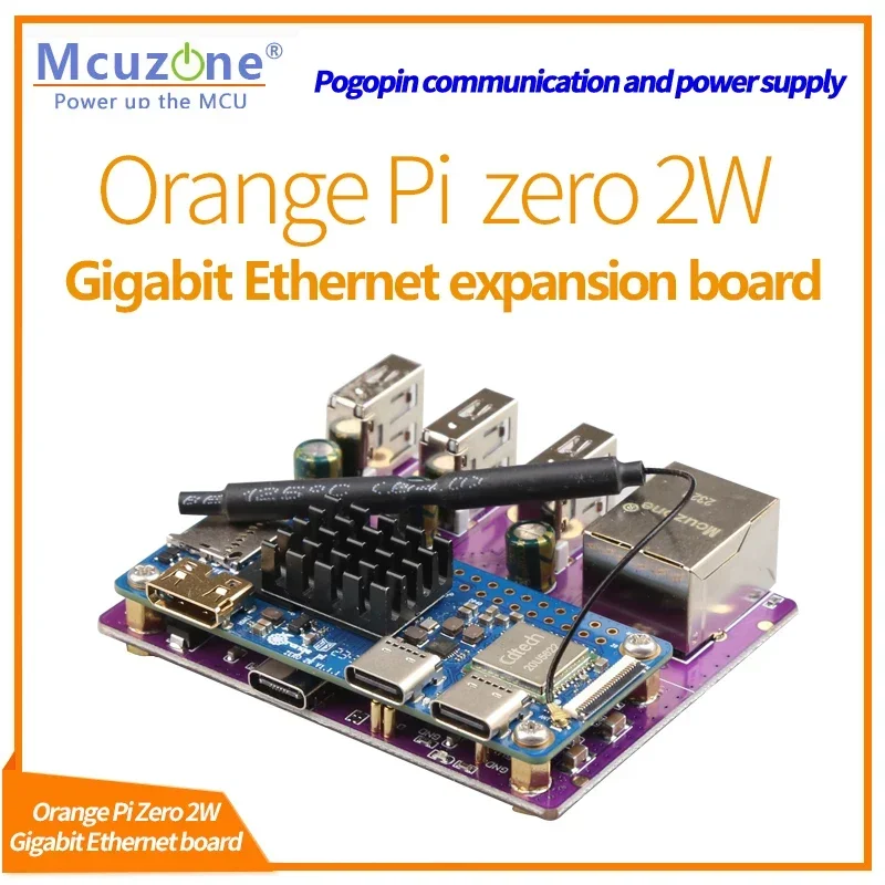 Orange Pi zero 2W  Gigabit Ethernet expansion board