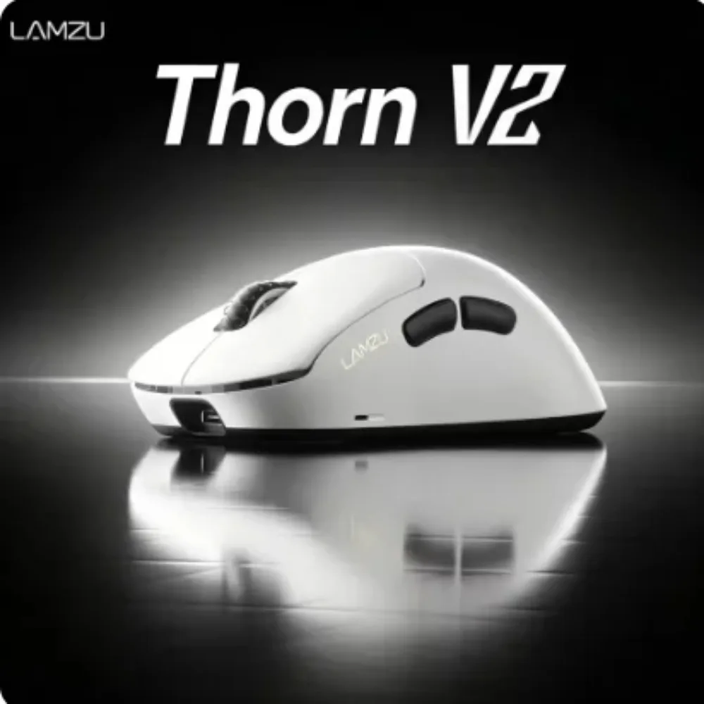 LAMZU Thorn V2 Wireless Dual-Mode Gaming Mouse PAW NEXT 8K Low Latency 55g Lightweight Esports Nordic 54H20 Gaming Accessories