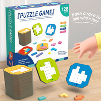 Colorful Tangram Jigsaw Puzzle Toys Kids Battle Table Game Logical Thinking Montessori Education Math Toy For Kid Brain Training