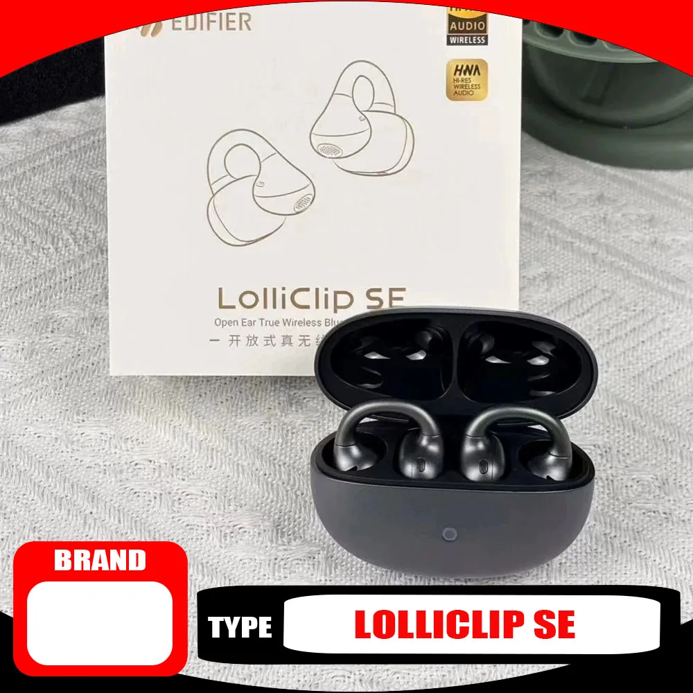 Edifier LOLLICLIP SE Wireless Earphones Bluetooth 6.1 Ergonomic Directional Sound Transmission Sports Gaming Earclip Headphones