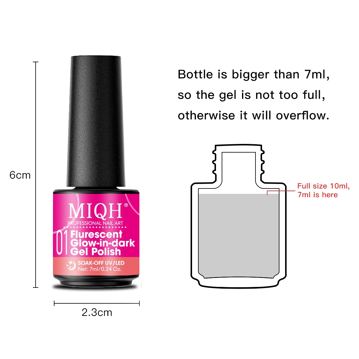 طلاء أظافر جل مضيء من النيون جل بالأشعة فوق البنفسجية طلاء أظافر لامع قابل للإزالة طلاء أظافر شبه دائم طلاء أظافر ذاتي الصنع