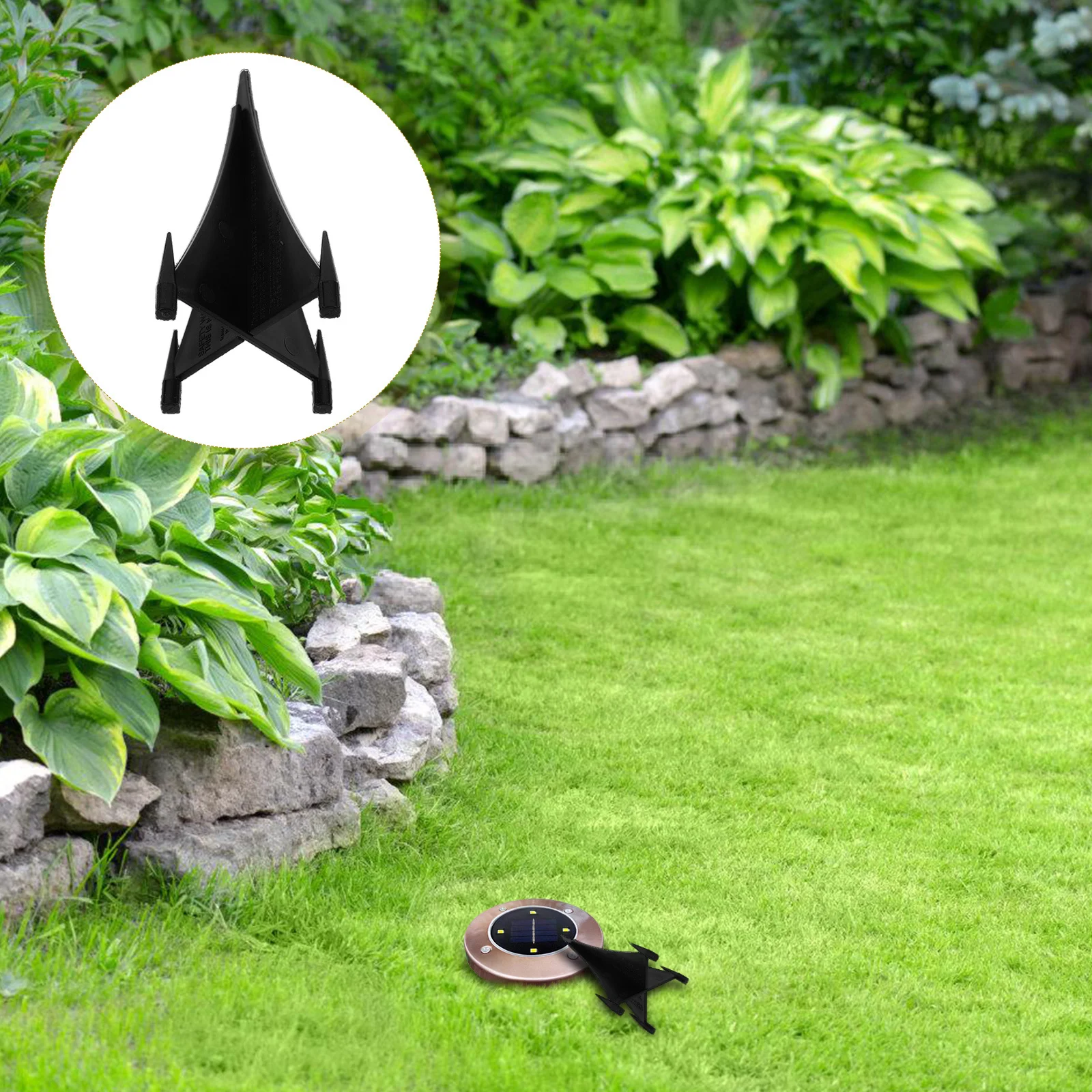 

10Pcs Interlocking Solar Light Stakes Enhanced Stability Design Outdoor Garden Landscape Yard Pathway Patio Lamps Pole