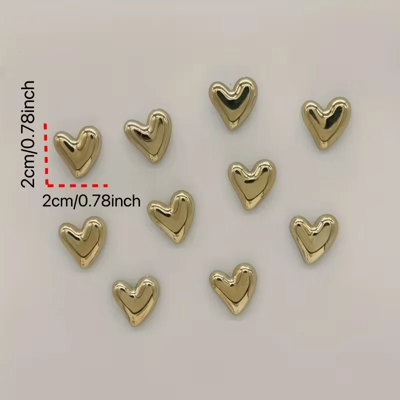 9-teiliges Herzförmiges Kühlschrankmagneten-Set - Magnete für Küche, Büro und Heimdekoration – Detail 1
