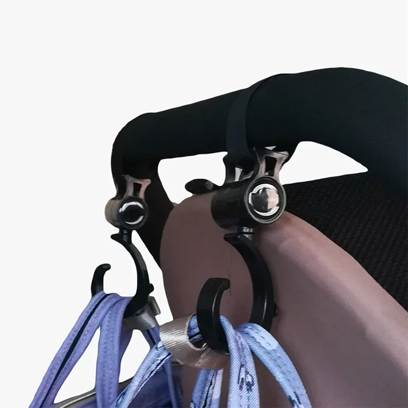 2Pcs Baby Stroller Accessories Hook Multi Purpose 360 Degree Rotating Stroller Hanging Hooks Bag Holder Baby Accessories