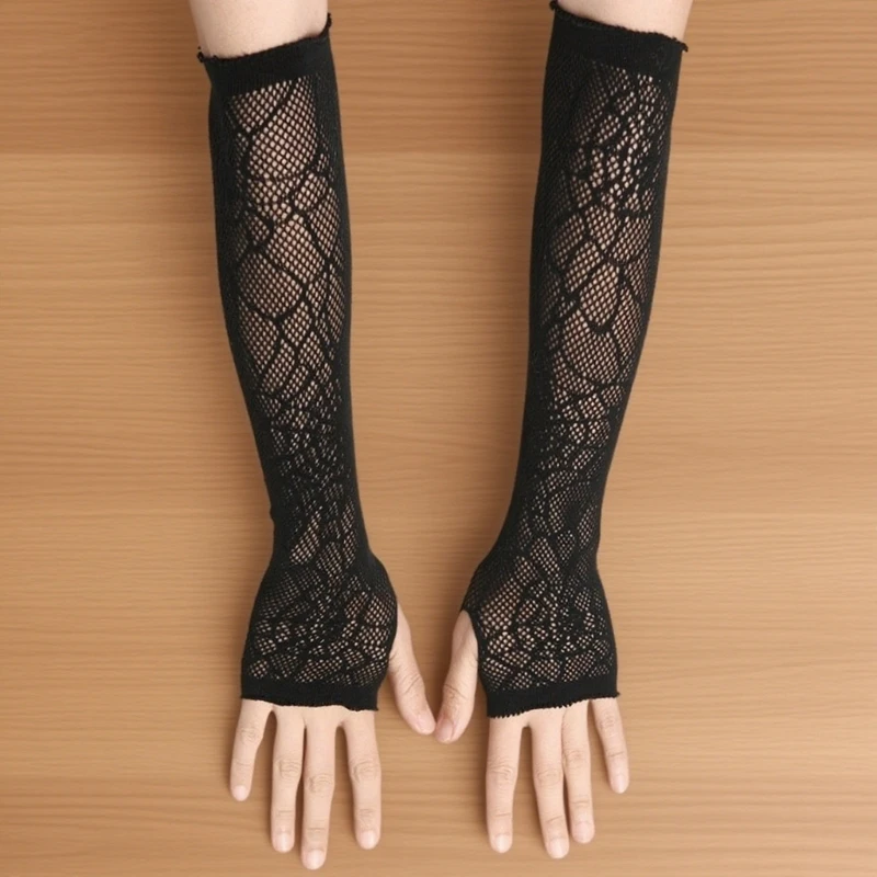 Practicle Polyester Spiders Web guanti facili lavaggio morbido comodo per Halloween
