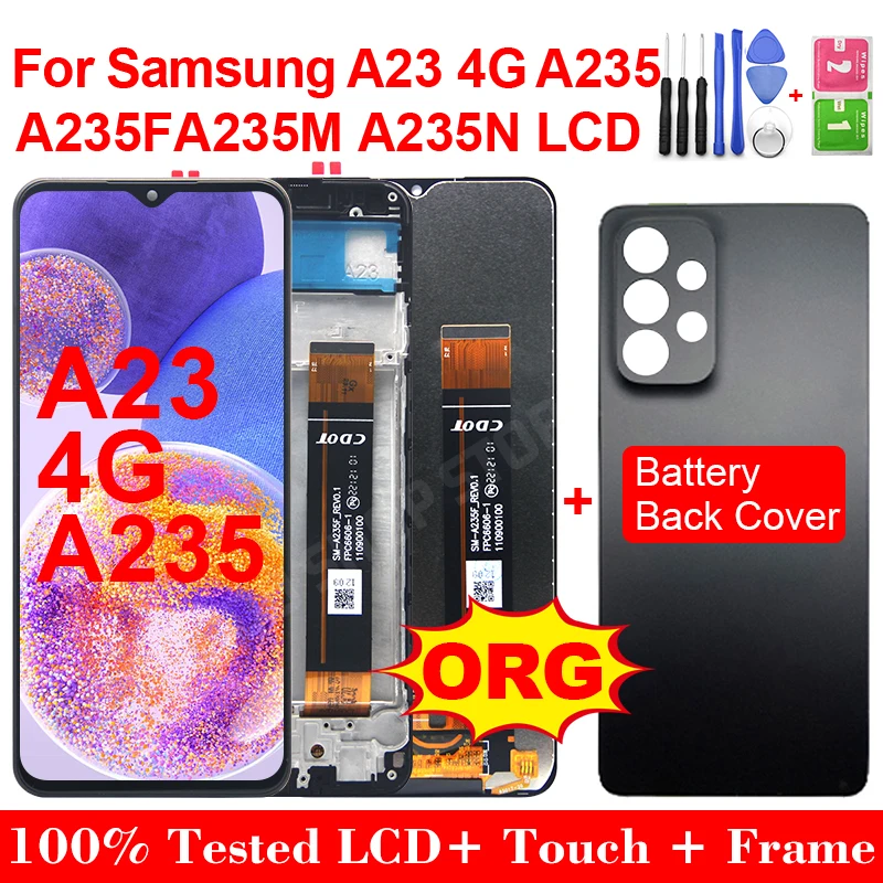 

6.6'' A23 A235 4G LCD For Samsung A235M SM-A235F/DS Display Touch Screen Digitizer Assembly Replacement For Samsung A235F LCD