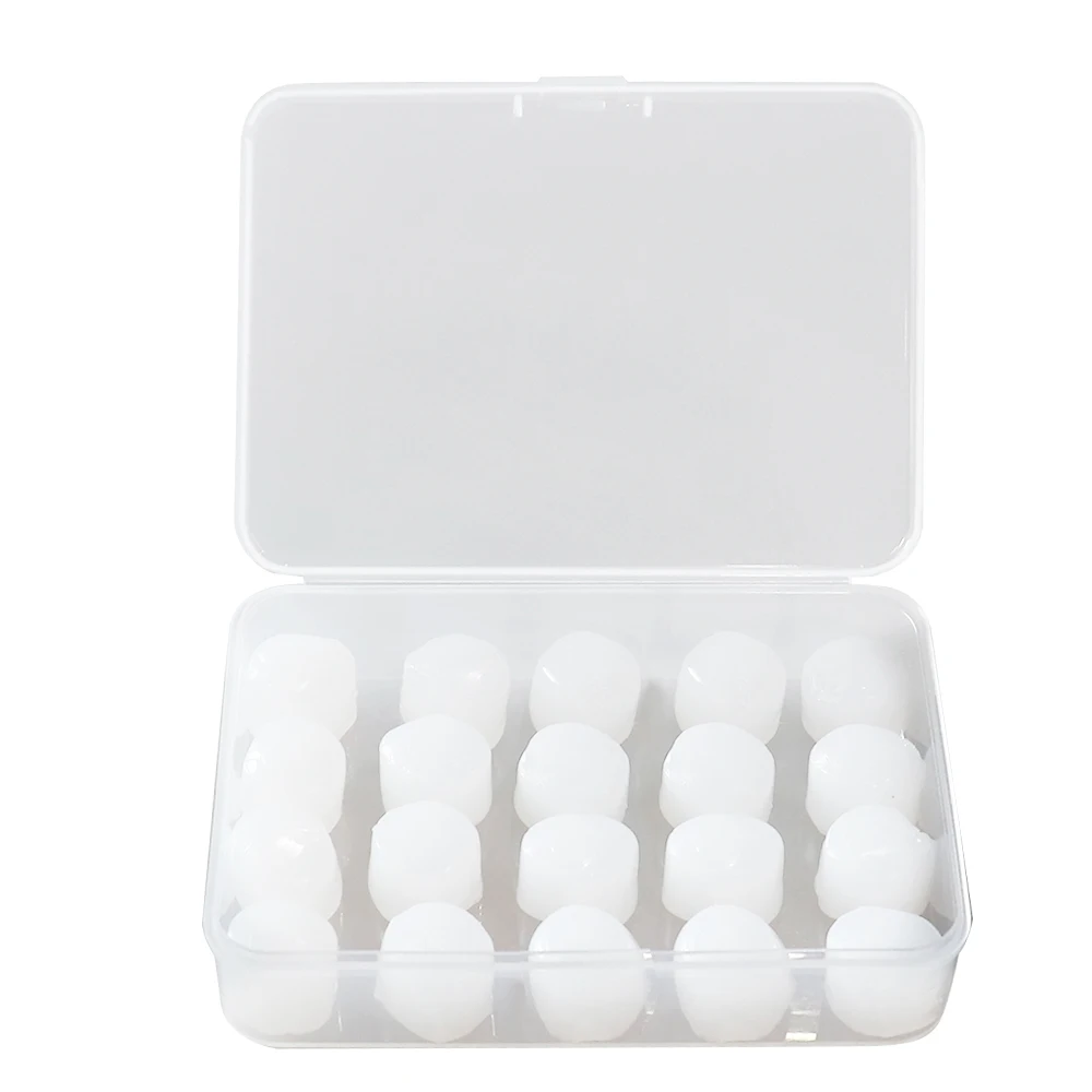 20Pcs Anti Noise Snoring Silicone Sleeping Ear Plugs Sound Insulation Ear Protection Earplugs Swimming Plugs For Noise Reduction