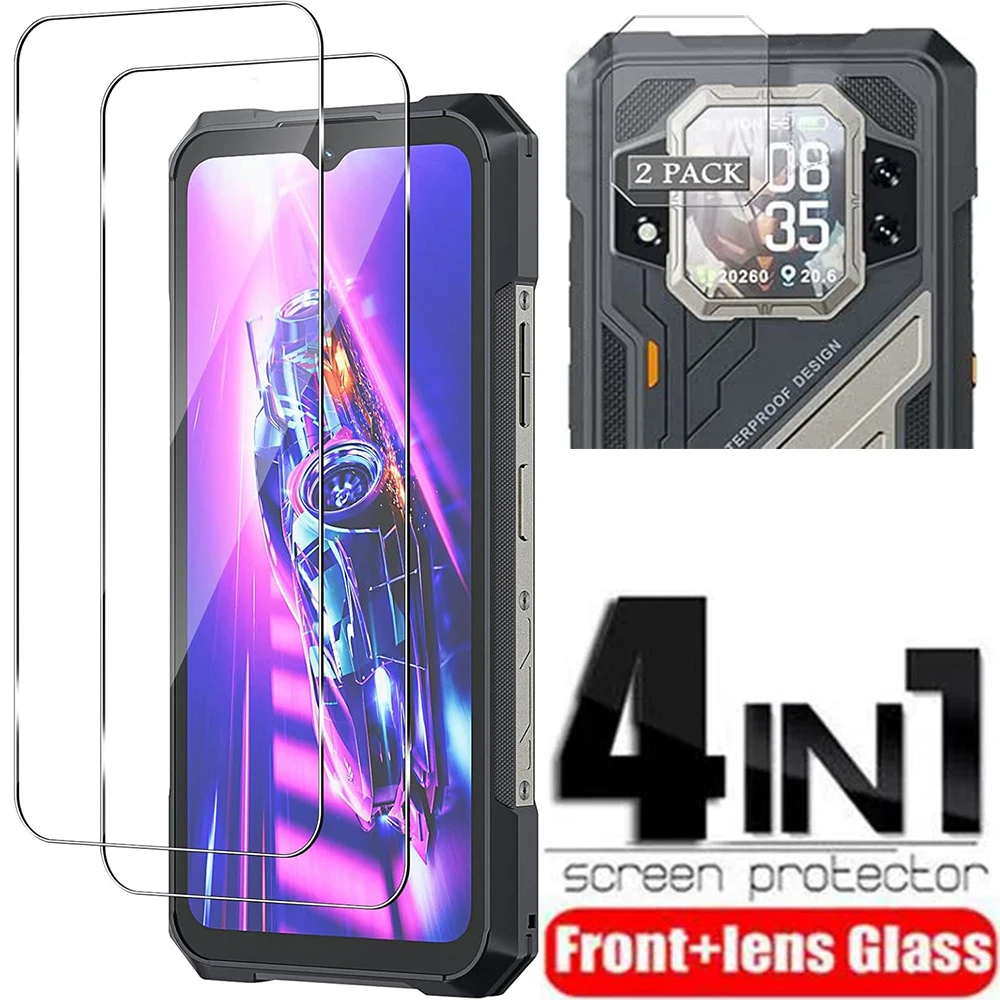 Szklane etui ochronne do Cubot KingKong X Pro Star 2 Szkło hartowane do Cubot KingKong X Pro Star 2 Folia ochronna na obiektyw
