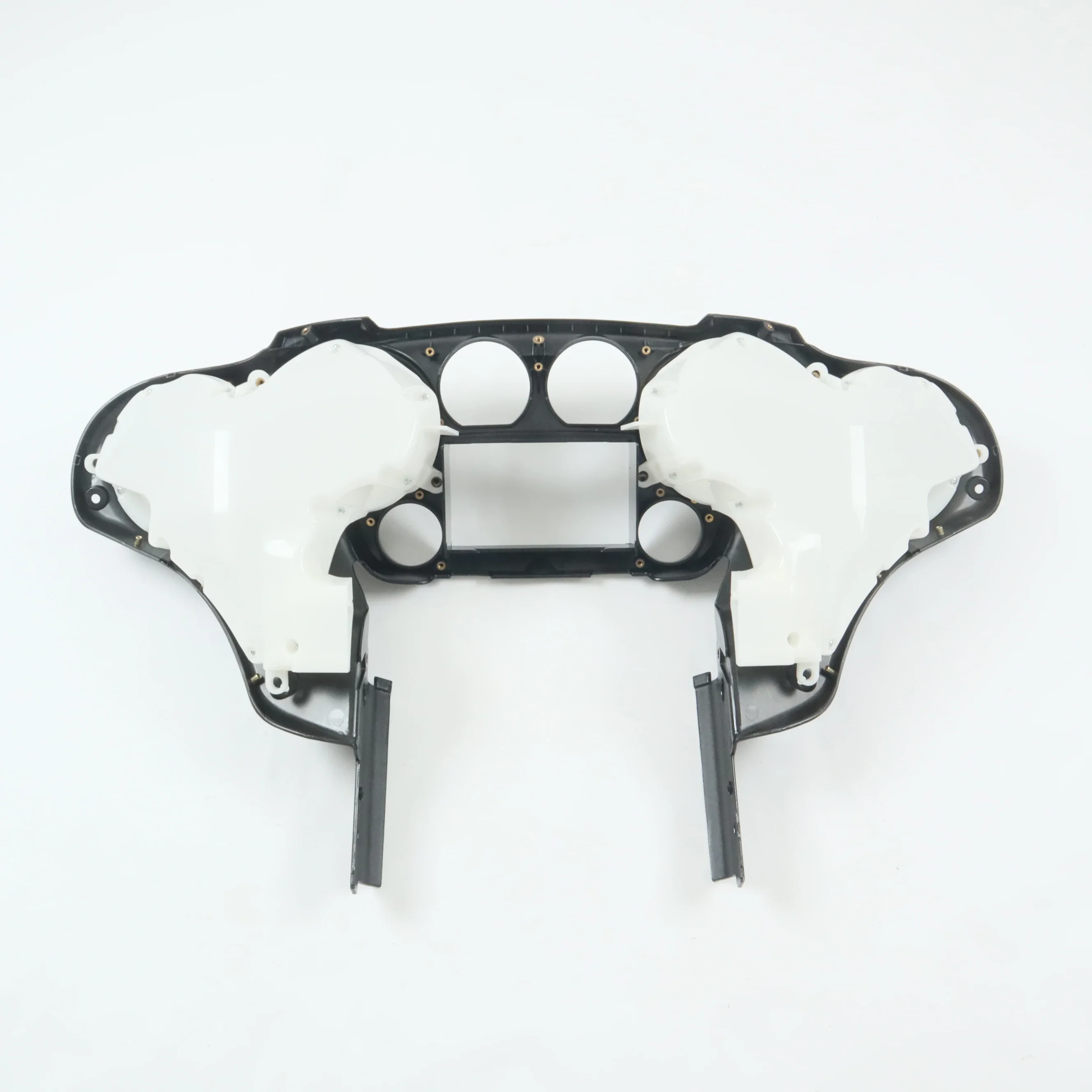 Double Din Radio Inner Fairing W 6.5'' Speaker Quad 4 for  FLH Touring Motorcycle 2014 up