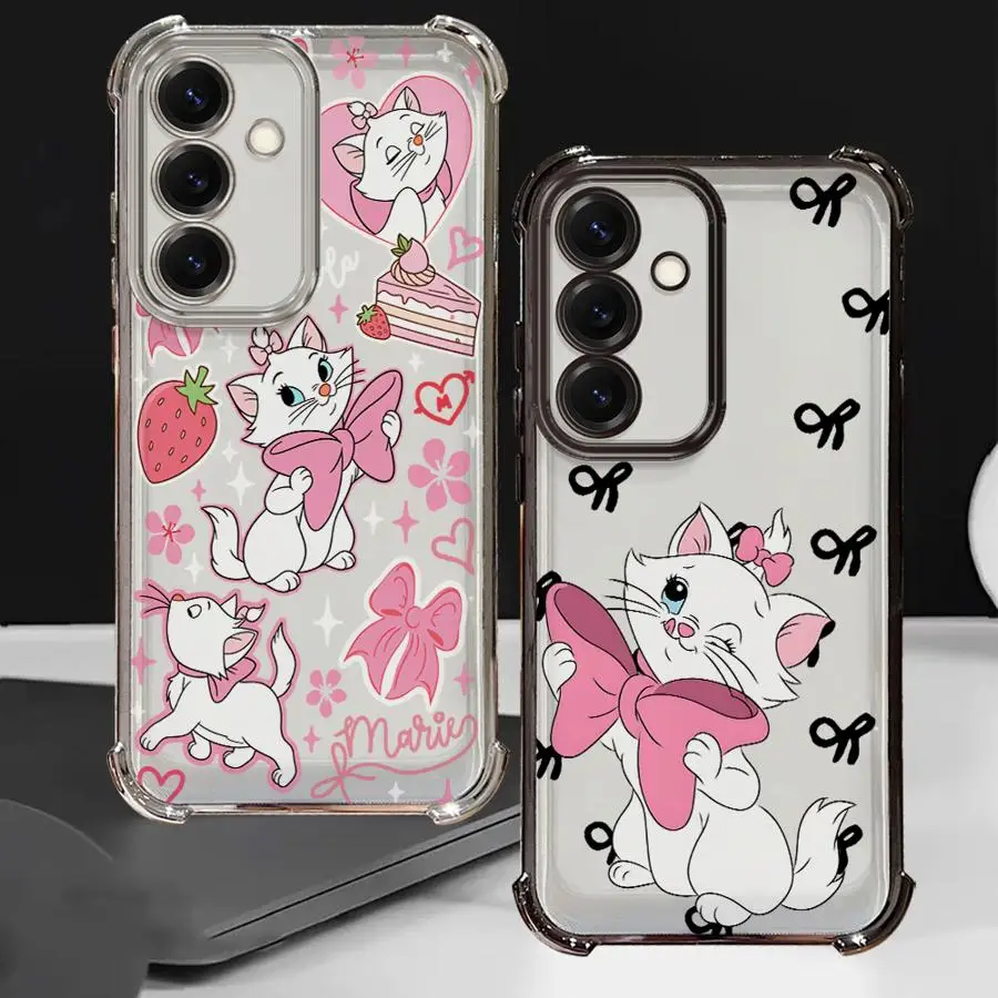Case for Samsung Galaxy S26 S22 Ultra S23 S20 FE S21 Plus S25 Edge S24 Phone Cover Disney Marie