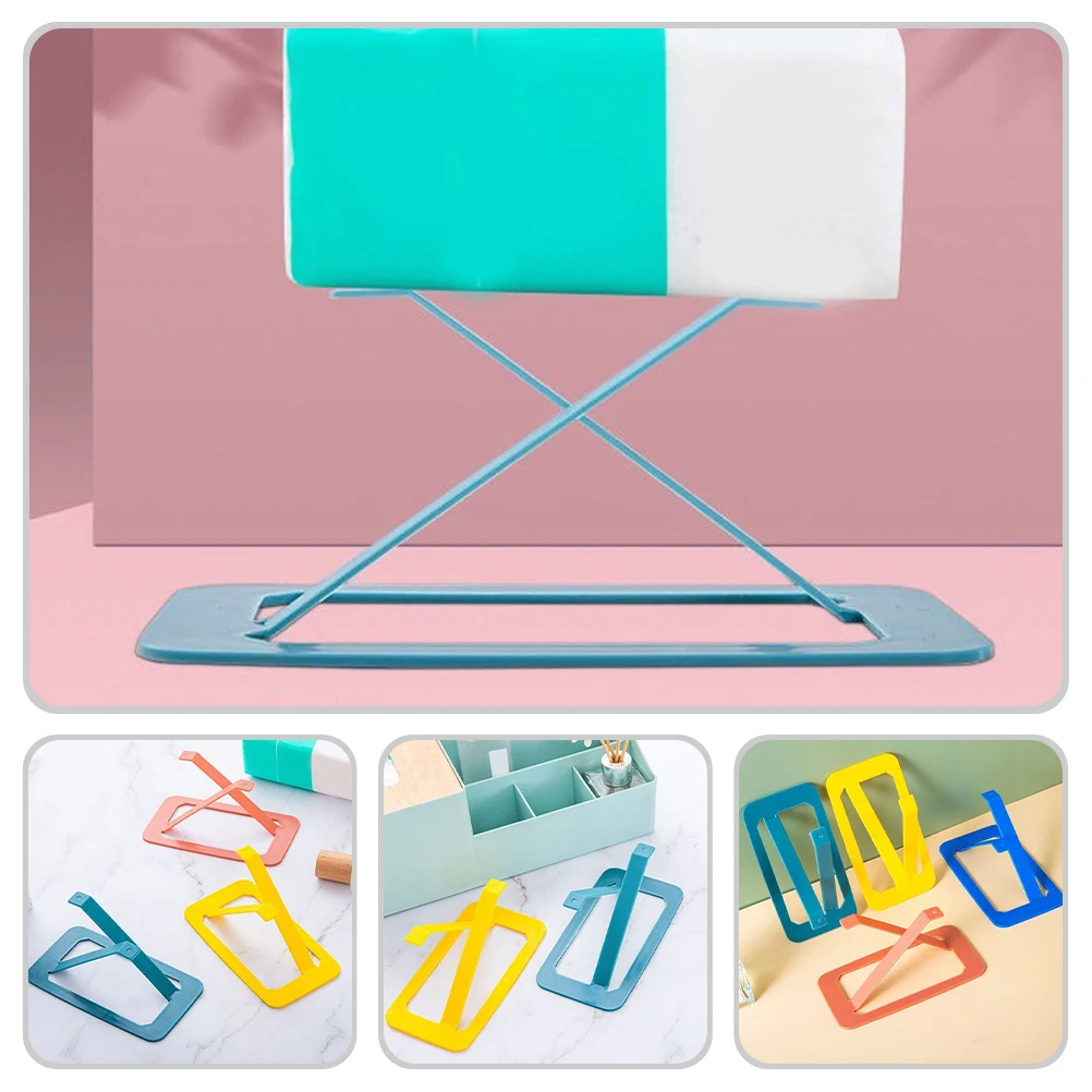 

12Pcs Tissue Box Spring Support Plastic Bracket Stretcher Strong Load Bearing Paper Holder for Room Office Bathroom Use