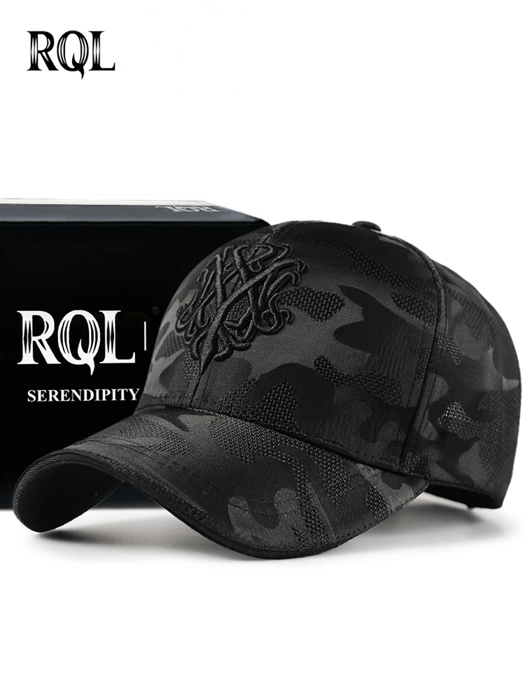 Baseball Cap for Men Embroidery Totem Sun Hat Half Mesh Fashion Designer Camouflage Black Summer Trucker Hat for Women Hip Hop