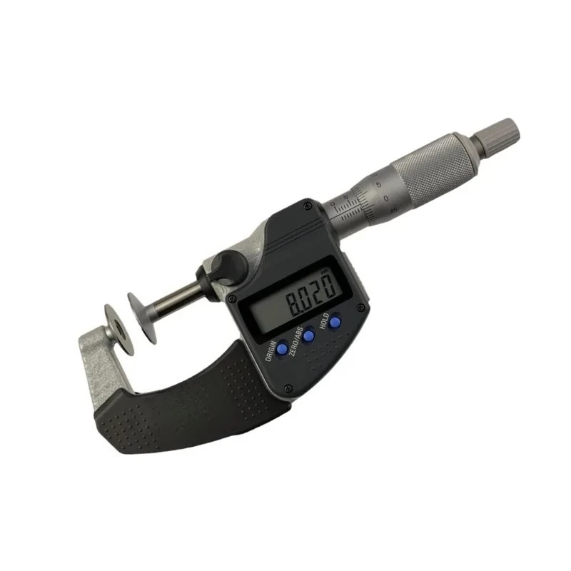 Common Normal Disc Micrometer, Digital Display 323-250 High Precision Disc Outer Diameter 123