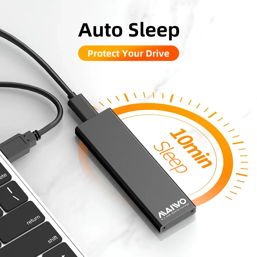 Maiwo M.2 Sata Ssd Naar Usb 3.0 Externe Ssd Reader Converter Adapter Behuizing Solid State Ssd Externe Box Case Tool Gratis Voor Pc