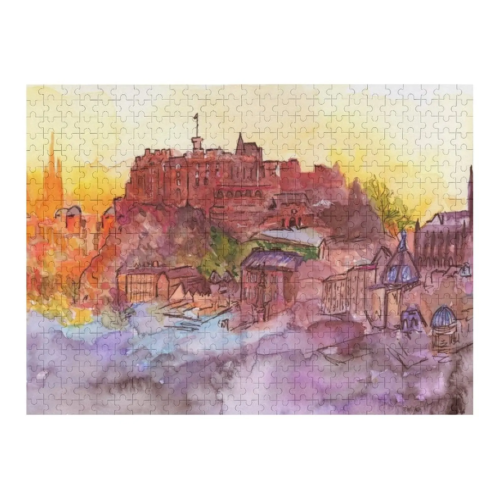 

Edinburgh Jigsaw Puzzle Scale Motors Personalized Baby Object Puzzle