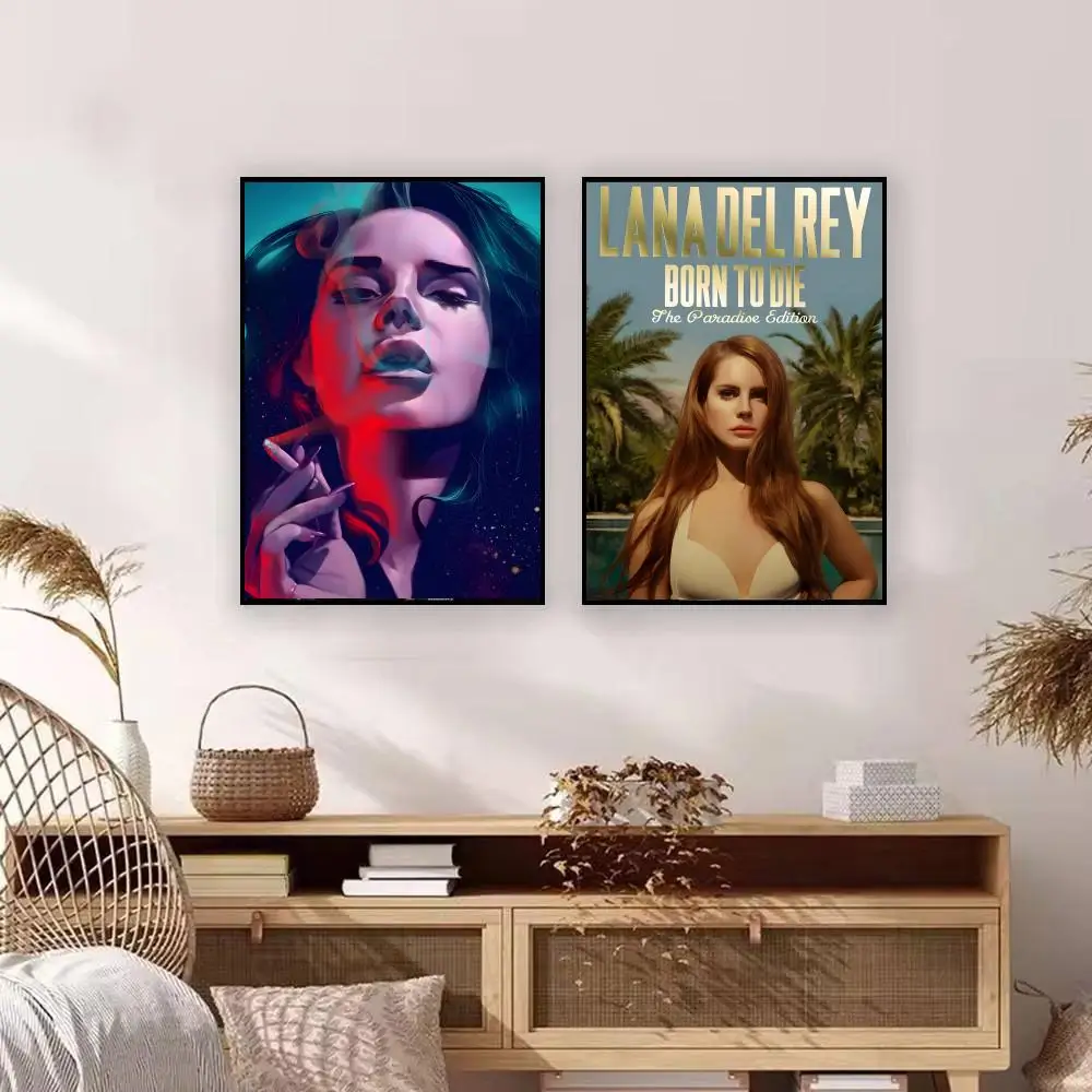 Music L-Lana Del Rey Poster Premium Art Wall Decor, Simple Ornament for Living and Leisure Areas