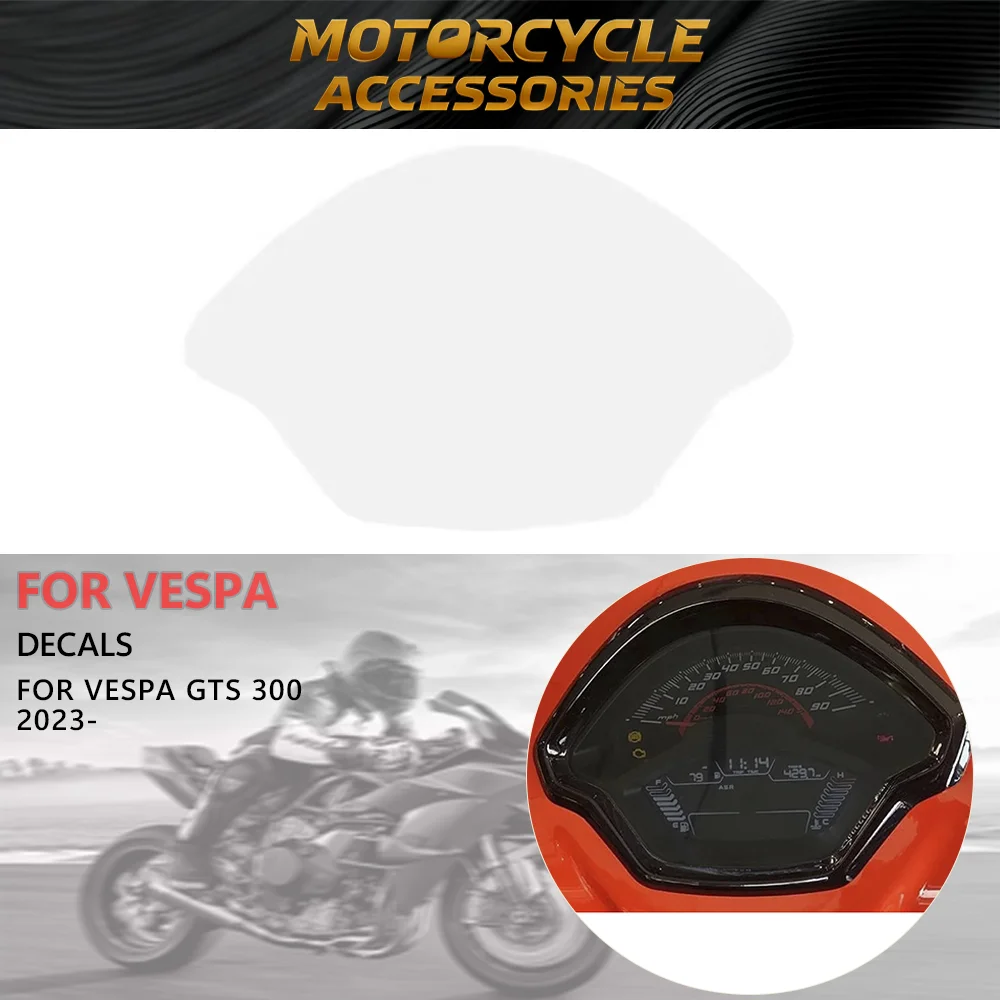 Motorcycle Meter Headlight Taillight Fog Lamp Turn Signal TPU Protection Film For VESPA GTS300 gts300 GTS 300 2023 2024