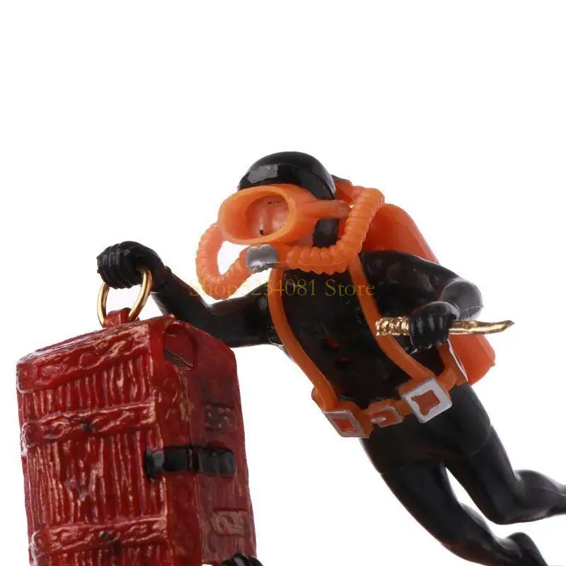 Axyc Axyc Aquarium Diver Decoration Treasure Hunter مناسب لجميع أنواع خزانات الأسماك