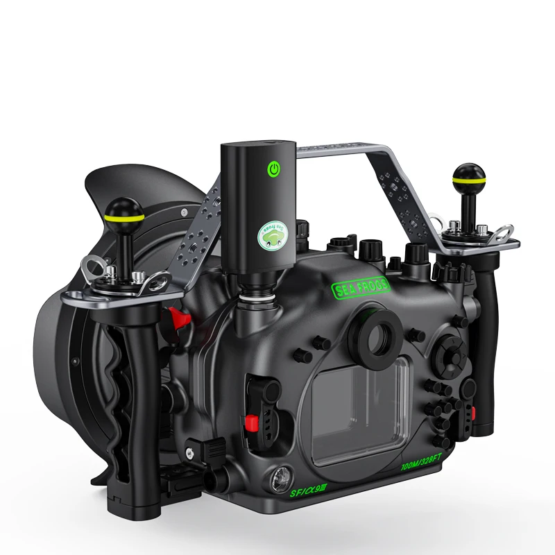 Seafrogs Electrical Vacuum Pump Can Install 18650 Battery For Seafrogs Housing Sony Canon Nikon Fuji Housing