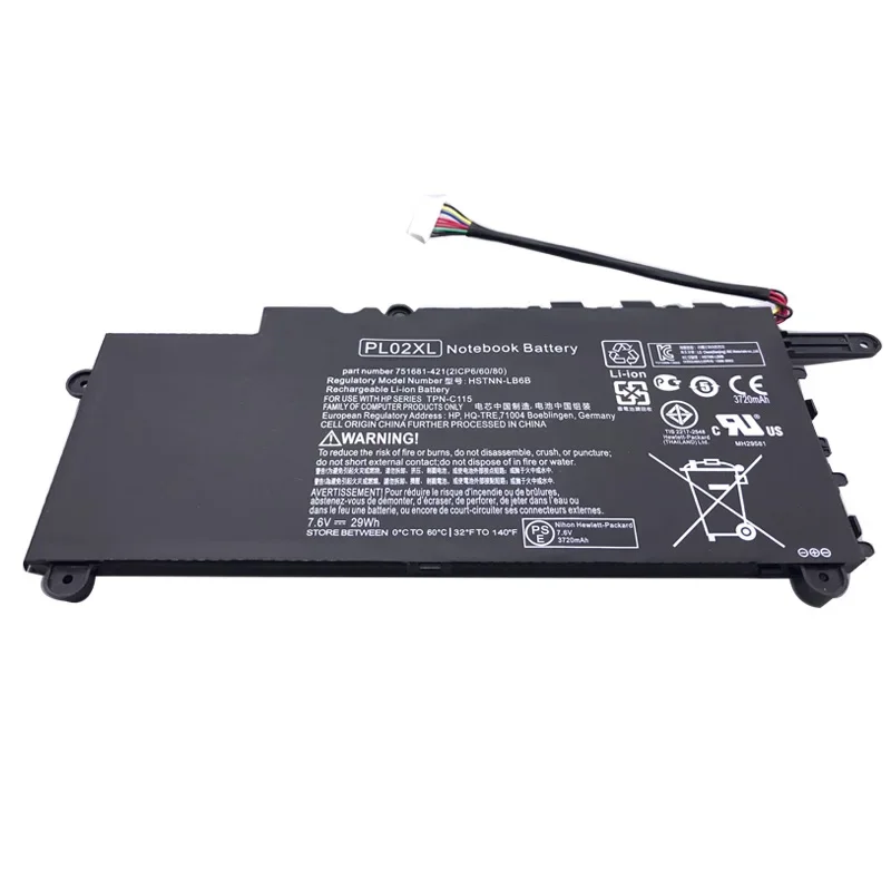 Imagem -04 - Bateria do Portátil para hp Pavilion 11 X360 11-n010dx 11-n000snx 11-n014tu 11-n030tu 751681421 Hstnn-lb6b Db6b 7.6v Novo Lmdtk-pl02xl