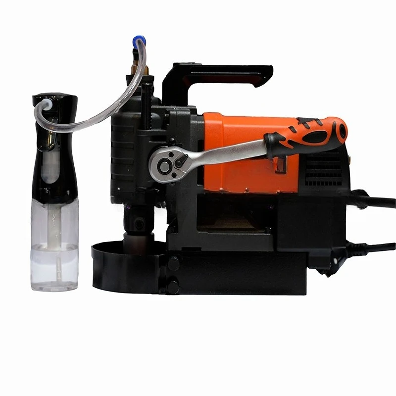 

Multifunctional speed regulation portable industrial grade small magnetic bench drill hollow drill