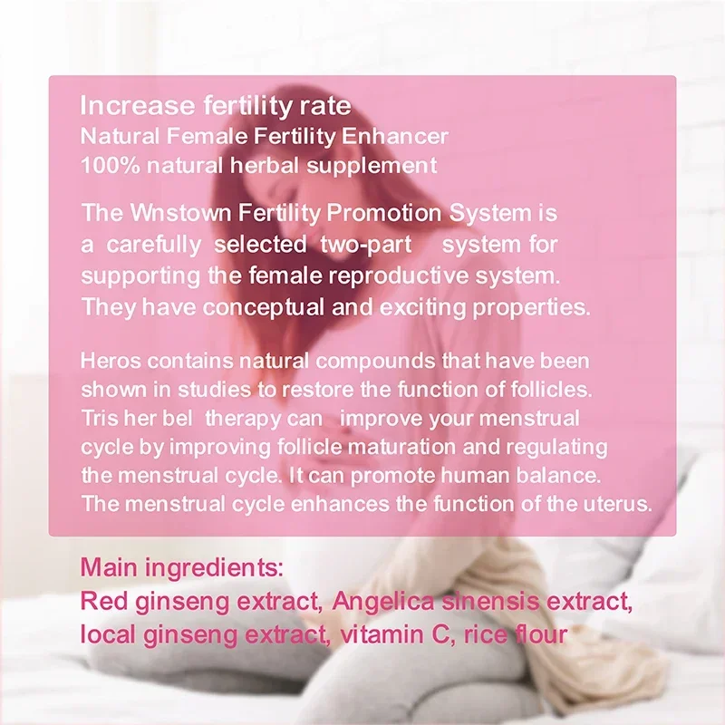 Fertility Support with Multiple Vitamins - Helps with Ovulation and Prepares The Body for Conception -60 Capsules