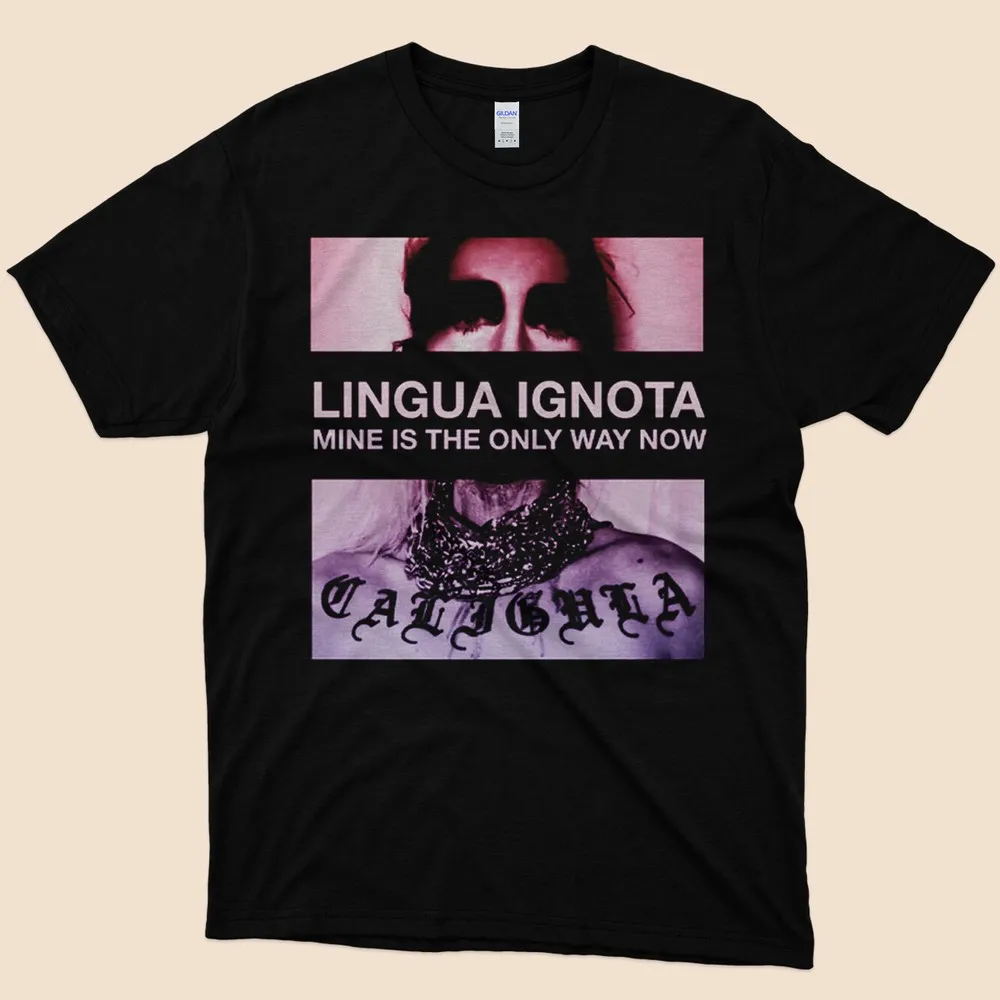 LINGUA IGNOTA-Mine Is The Only Way Now Men Black Tshirt.