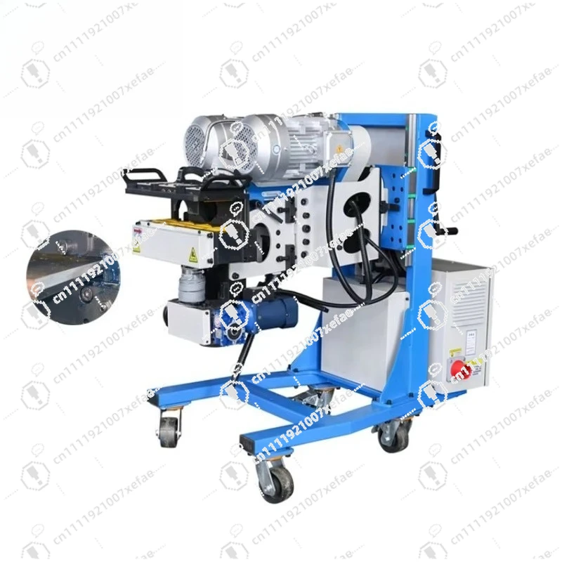 Portable high-efficiency steel plate edge milling and chamfering equipment for industrial processing