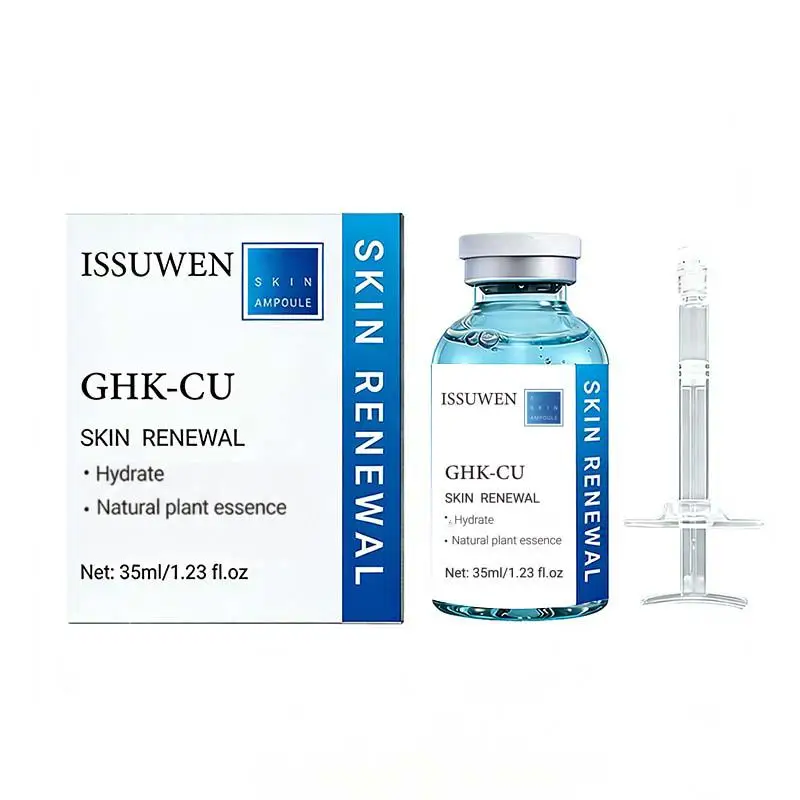 35ml GHK-CU Copper Peptide Skin Renewal Ampoule Serum Reduce Fine Lines Deep Hydration Facial Essence