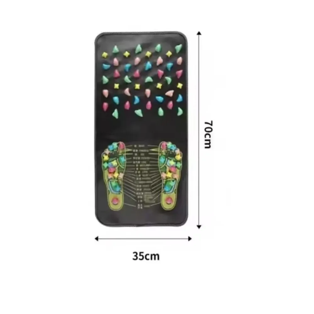 New Yoga Walking Stone Massage Mat Chinese Reflex Pain Relief Foot Spa Mat To Relieve Tired Muscle Relaxation and Nerve Pain