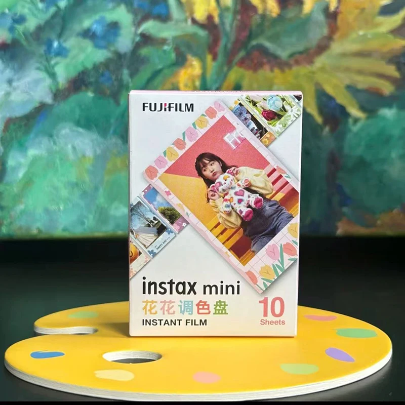 10-100Sheets Fujifilm Instax Mini 12 Films 3 Inch Flower Color Palette Film Instant Camera Mini Evo 7+ 40 SE Link 3 Instax Film